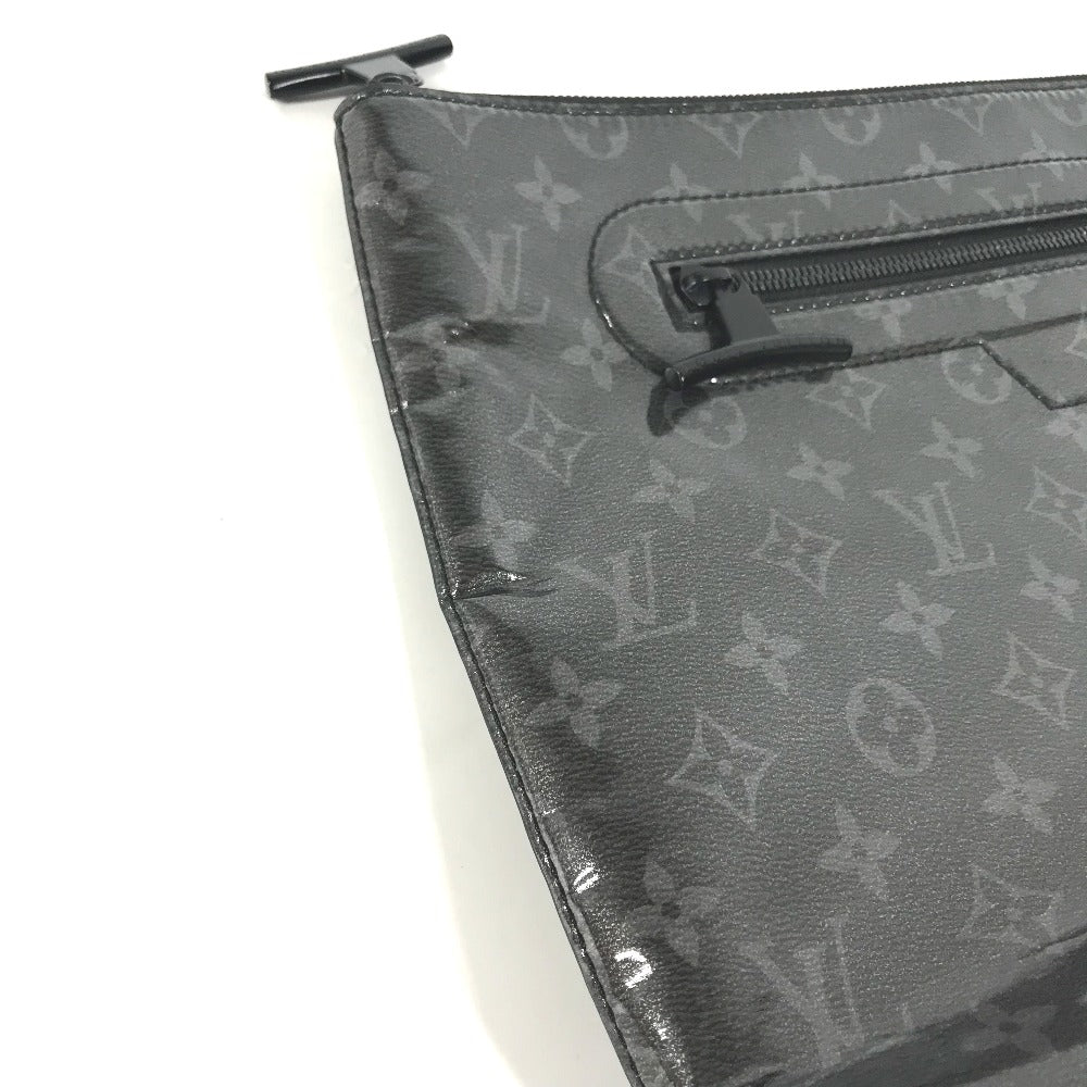 LOUIS VUITTON M63373 モノグラムエクリプスグレーズ 日本 東京 新宿伊勢丹限定 ポシェット・コスモス カバン ポーチ クラッチバッグ ビニール メンズ ブラック