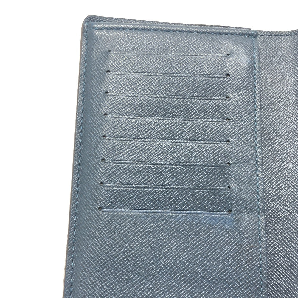 LOUIS VUITTON M64010 タイガストライプ ポルトフォイユ・ブラザ 長財布 財布 ウォレット 長財布 レザー レディース ブルー
