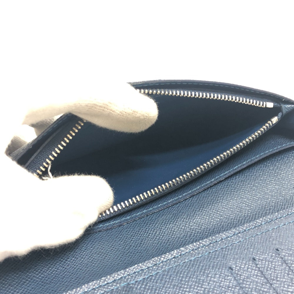 LOUIS VUITTON M64010 タイガストライプ ポルトフォイユ・ブラザ 長財布 財布 ウォレット 長財布 レザー レディース ブルー