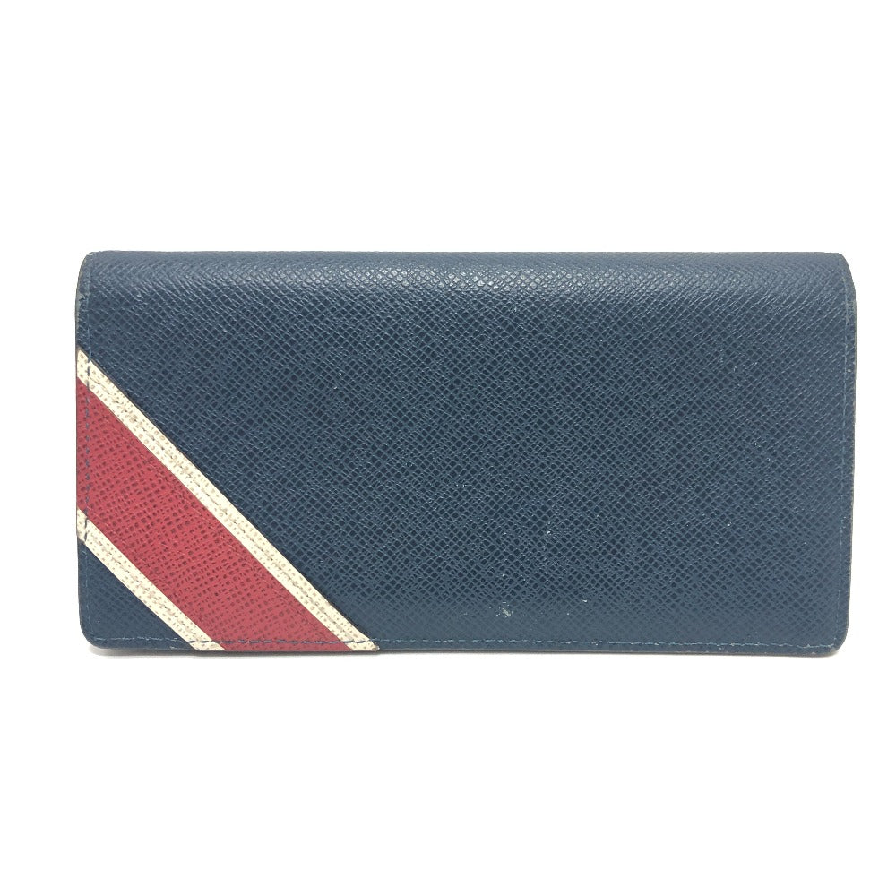 LOUIS VUITTON M64010 タイガストライプ ポルトフォイユ・ブラザ 長財布 財布 ウォレット 長財布 レザー レディース ブルー