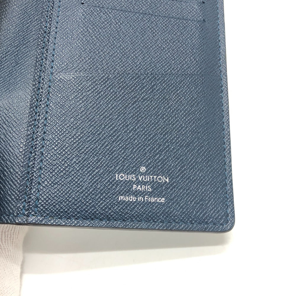 LOUIS VUITTON M64010 タイガストライプ ポルトフォイユ・ブラザ 長財布 財布 ウォレット 長財布 レザー レディース ブルー