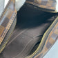 LOUIS VUITTON N41219 ダミエ ポシェット サンポール ポーチ ストラップ付 セカンドバッグ ダミエキャンバス メンズ エベヌ ブラウン