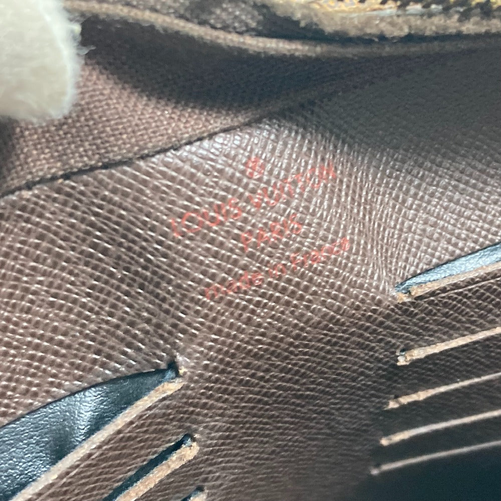 LOUIS VUITTON N41219 ダミエ ポシェット サンポール ポーチ ストラップ付 セカンドバッグ ダミエキャンバス メンズ エベヌ ブラウン