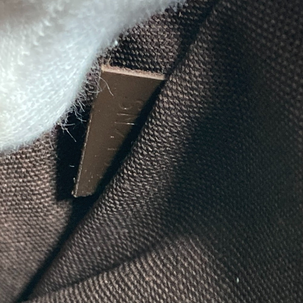 LOUIS VUITTON N41219 ダミエ ポシェット サンポール ポーチ ストラップ付 セカンドバッグ ダミエキャンバス メンズ エベヌ ブラウン