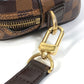 LOUIS VUITTON N41219 ダミエ ポシェット サンポール ポーチ ストラップ付 セカンドバッグ ダミエキャンバス メンズ エベヌ ブラウン