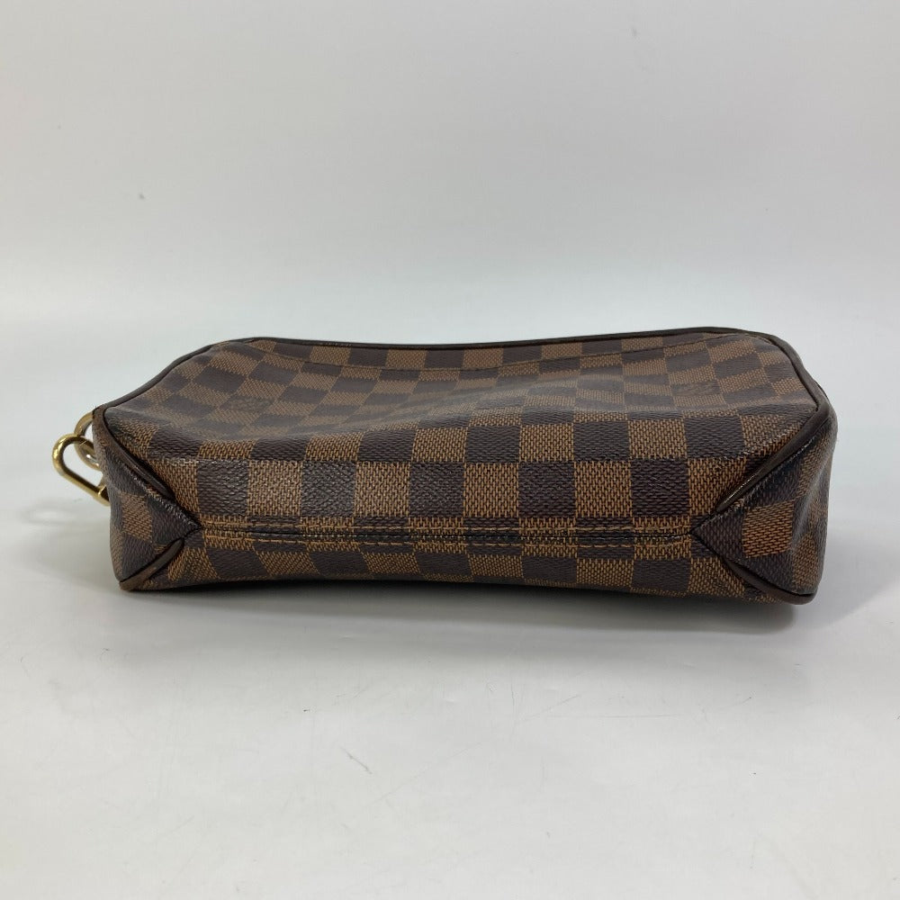 LOUIS VUITTON N41219 ダミエ ポシェット サンポール ポーチ ストラップ付 セカンドバッグ ダミエキャンバス メンズ エベヌ ブラウン