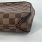 LOUIS VUITTON N41219 ダミエ ポシェット サンポール ポーチ ストラップ付 セカンドバッグ ダミエキャンバス メンズ エベヌ ブラウン