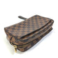 LOUIS VUITTON N41219 ダミエ ポシェット サンポール ポーチ ストラップ付 セカンドバッグ ダミエキャンバス メンズ エベヌ ブラウン