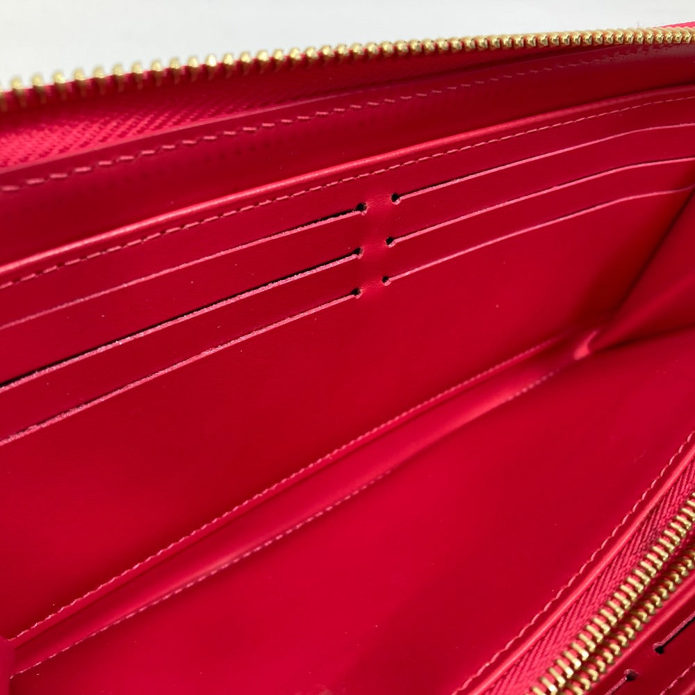 LOUIS VUITTON M81154 Monogram Vernis Zippy Wallet, 2022 Valentine's Day Limited Edition Long Wallet, Monogram Vernis, Women's, Fuchsia Neon Pink