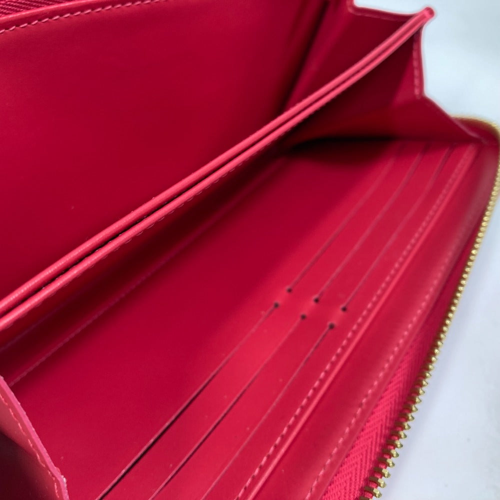 LOUIS VUITTON M81154 Monogram Vernis Zippy Wallet, 2022 Valentine's Day Limited Edition Long Wallet, Monogram Vernis, Women's, Fuchsia Neon Pink