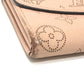 LOUIS VUITTON M60145 Monogram Mahina Portefeuille Iris Long Wallet in Monogram Mahina Leather, Magnolia Pink