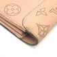 LOUIS VUITTON M60145 Monogram Mahina Portefeuille Iris Long Wallet in Monogram Mahina Leather, Magnolia Pink