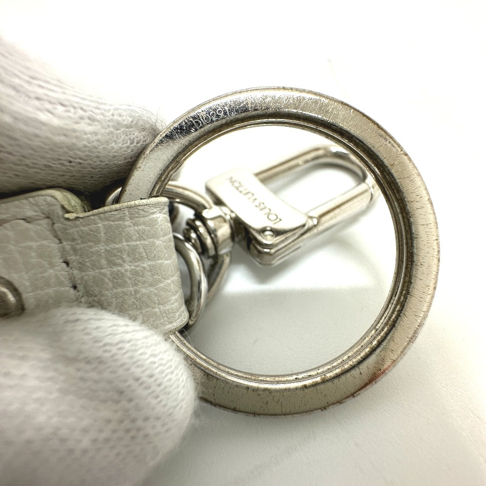 LOUIS VUITTON MP3225 NIGO Collaboration Dragonne LV MADE Strap Bag Charm Keychain Leather Men's White