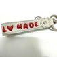 LOUIS VUITTON MP3225 NIGO Collaboration Dragonne LV MADE Strap Bag Charm Keychain Leather Men's White