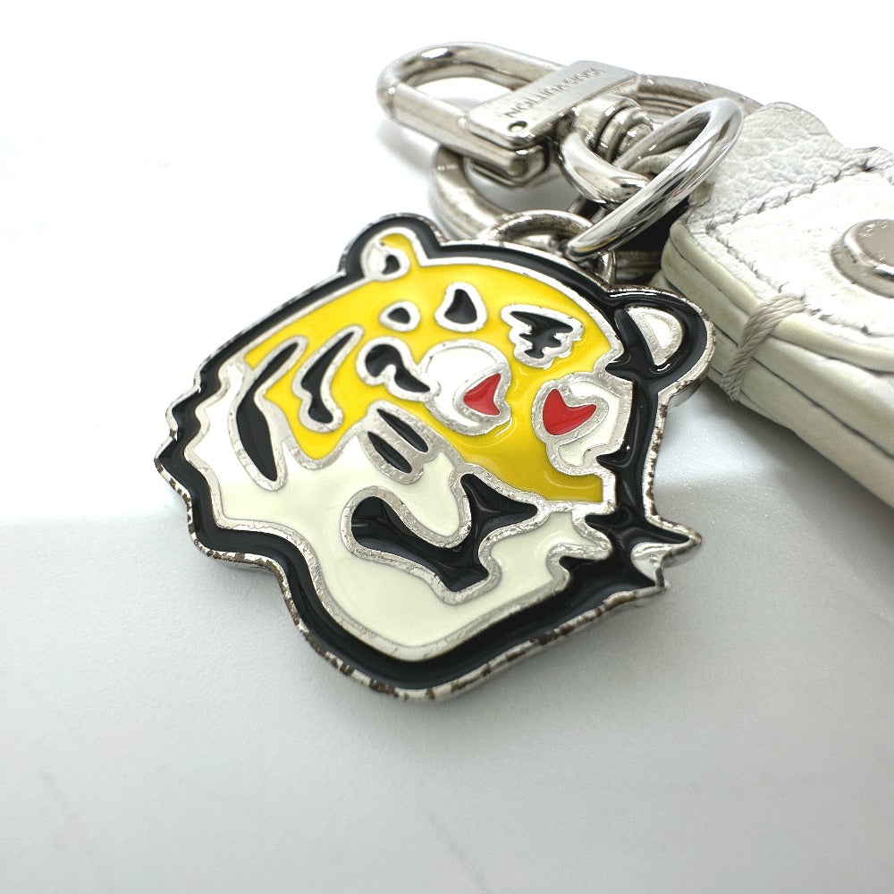 LOUIS VUITTON MP3225 NIGO Collaboration Dragonne LV MADE Strap Bag Charm Keychain Leather Men's White
