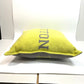 LOUIS VUITTON MP2158 Two-Tone Cushion "Flio" Louis Pillow, Wool/Cashmere, Men's, Yellow