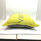 LOUIS VUITTON MP2158 Two-Tone Cushion "Flio" Louis Pillow, Wool/Cashmere, Men's, Yellow