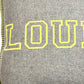 LOUIS VUITTON MP2158 Two-Tone Cushion "Flio" Louis Pillow, Wool/Cashmere, Men's, Yellow