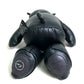 LOUIS VUITTON GI0184 Monogram Eclipse by Hiroshi Fujiwara, Dudurui Fragment Teddy Bear, Stuffed Animal, Doll, Object, Monogram Eclipse Canvas, Unisex, Black