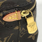 LOUIS VUITTON M43688 Monogram Cube de Langemont PM Makeup Pouch, Monogram Canvas, Women's, Brown
