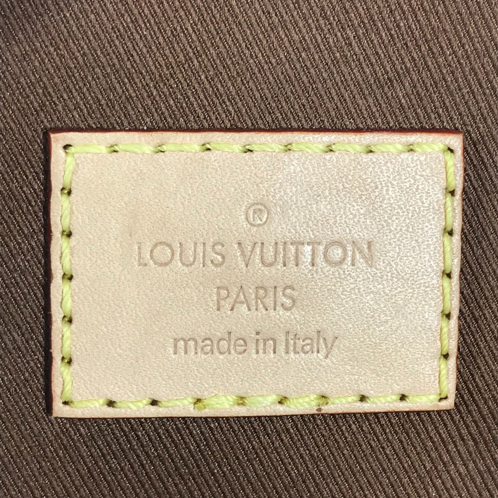 LOUIS VUITTON M43688 Monogram Cube de Langemont PM Makeup Pouch, Monogram Canvas, Women's, Brown
