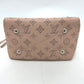 LOUIS VUITTON M57068 Monogram Mahina Bella 2-Way Bag, Drawstring Bag, Chain Shoulder Bag, Monogram Mahina Leather, Women's, Magnolia Pink