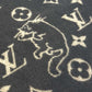 LOUIS VUITTON MP2260 クヴェルチュール スモール キャットグラム インテリア 毛布 猫 ブランケット ウール/カシミヤ ユニセックス ブラウン