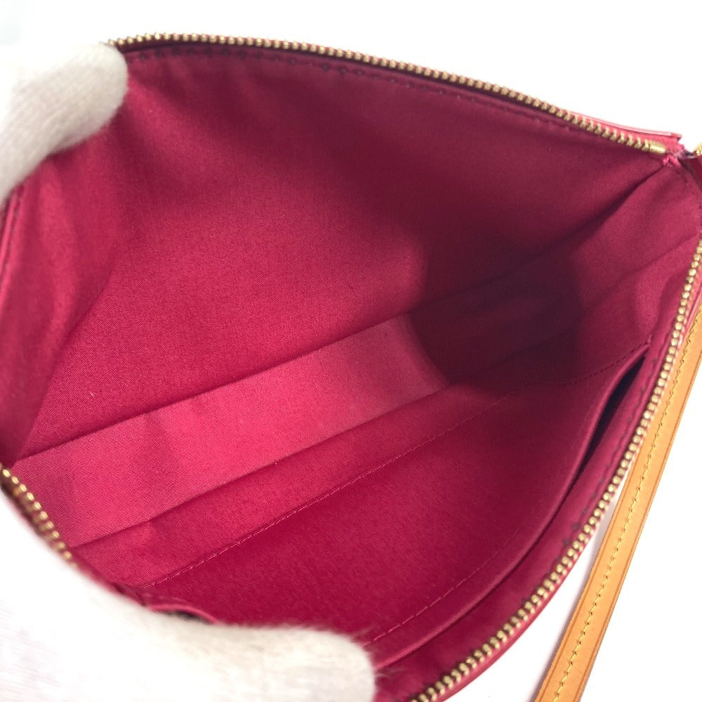 LOUIS VUITTON M91574 モノグラムヴェルニ ポシェット アクセソワール 2WAYバッグ ハンドバッグ 肩掛け ショルダーバッグ モノグラムヴェルニ レディース ローズアンディアン ピンク