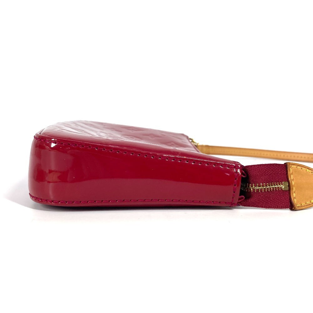 LOUIS VUITTON M91574 モノグラムヴェルニ ポシェット アクセソワール 2WAYバッグ ハンドバッグ 肩掛け ショルダーバッグ モノグラムヴェルニ レディース ローズアンディアン ピンク