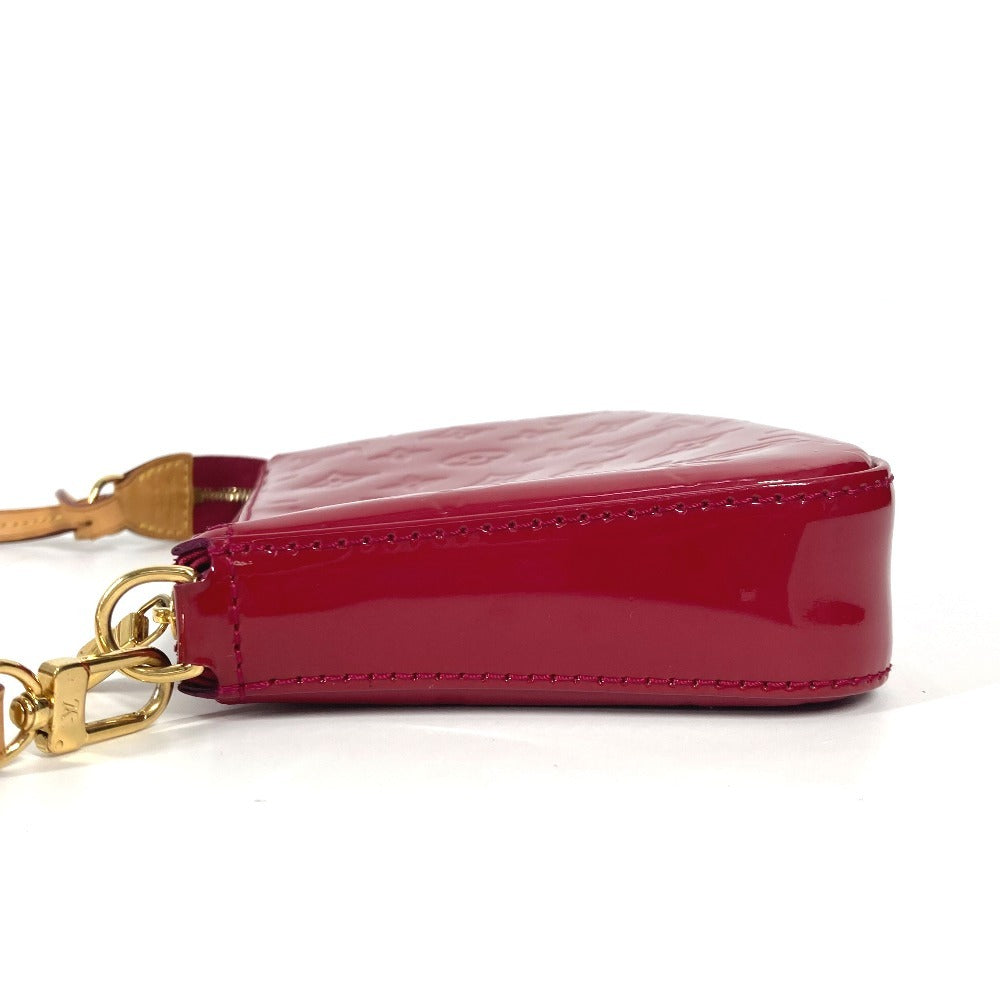LOUIS VUITTON M91574 モノグラムヴェルニ ポシェット アクセソワール 2WAYバッグ ハンドバッグ 肩掛け ショルダーバッグ モノグラムヴェルニ レディース ローズアンディアン ピンク