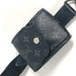 LOUIS VUITTON M80220 モノグラムエクリプス ランヤード airpods ケース エアポッズ ストラップ付 イヤフォンケース モノグラムエクリプスキャンバス メンズ ブラック