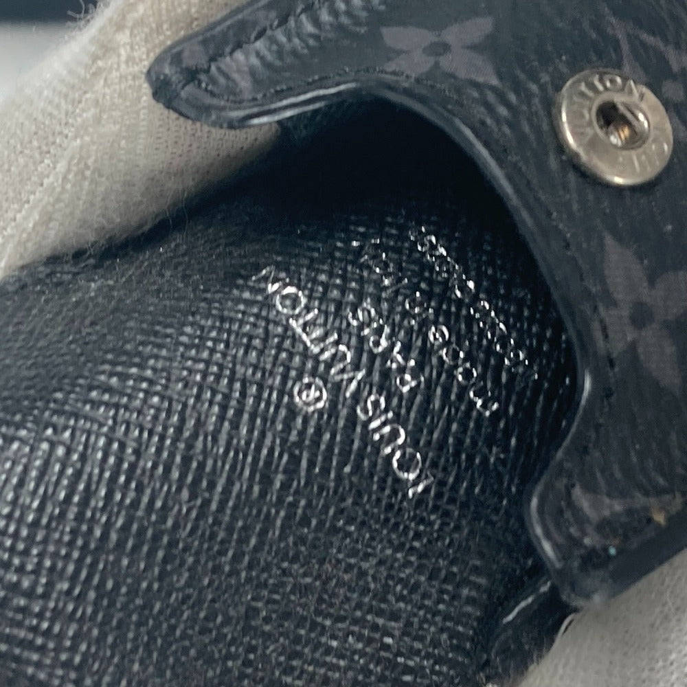 LOUIS VUITTON M80220 モノグラムエクリプス ランヤード airpods ケース エアポッズ ストラップ付 イヤフォンケース モノグラムエクリプスキャンバス メンズ ブラック