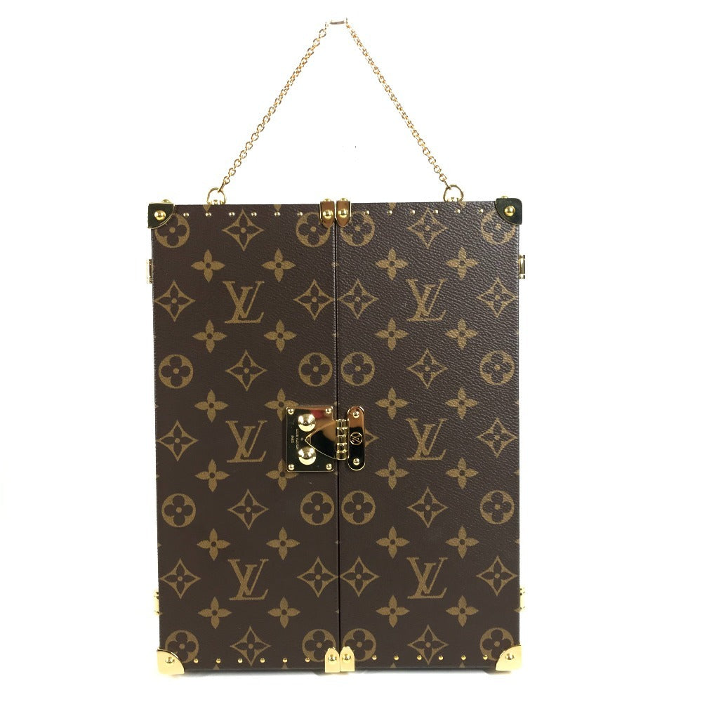LOUIS VUITTON GI0554 โมโนแกรม โฮม มิลเลอร์ ทรังค์ กระจกแต่งหน้าสามพับสำหรับตกแต่งบ้าน กระจก ลายโมโนแกรมแคนวาส ยูนิเซ็กส์ สีน้ำตาล