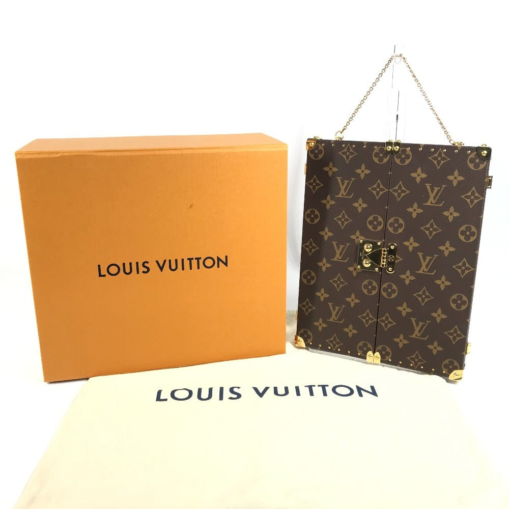 LOUIS VUITTON GI0554 โมโนแกรม โฮม มิลเลอร์ ทรังค์ กระจกแต่งหน้าสามพับสำหรับตกแต่งบ้าน กระจก ลายโมโนแกรมแคนวาส ยูนิเซ็กส์ สีน้ำตาล
