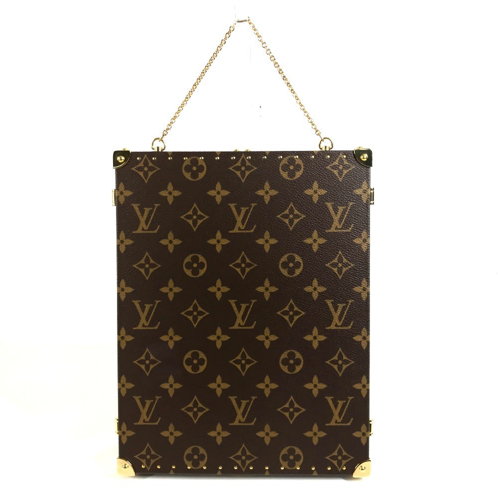 LOUIS VUITTON GI0554 โมโนแกรม โฮม มิลเลอร์ ทรังค์ กระจกแต่งหน้าสามพับสำหรับตกแต่งบ้าน กระจก ลายโมโนแกรมแคนวาส ยูนิเซ็กส์ สีน้ำตาล