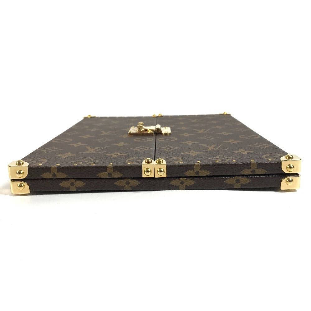 LOUIS VUITTON GI0554 โมโนแกรม โฮม มิลเลอร์ ทรังค์ กระจกแต่งหน้าสามพับสำหรับตกแต่งบ้าน กระจก ลายโมโนแกรมแคนวาส ยูนิเซ็กส์ สีน้ำตาล