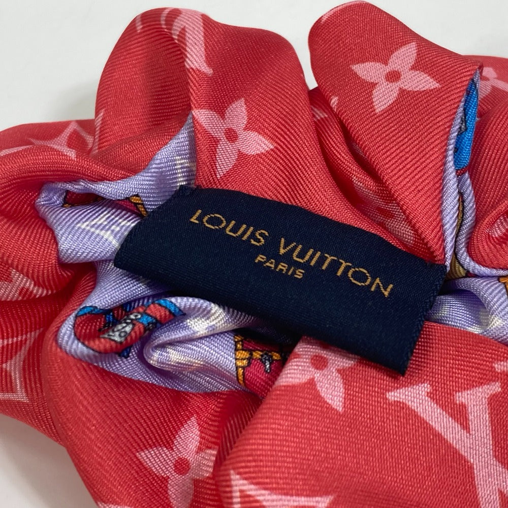 LOUIS VUITTON M77692 Single Scrunchie Set, Minimalist Hair Accessory, Silk Scrunchie, Women's, Multicolor