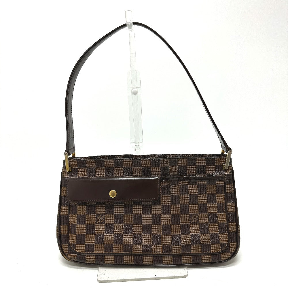 LOUIS VUITTON N51129 Damier Auburn Shoulder Bag, Damier Canvas, Women's, Ebene, Brown