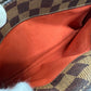LOUIS VUITTON N51129 Damier Auburn Shoulder Bag, Damier Canvas, Women's, Ebene, Brown