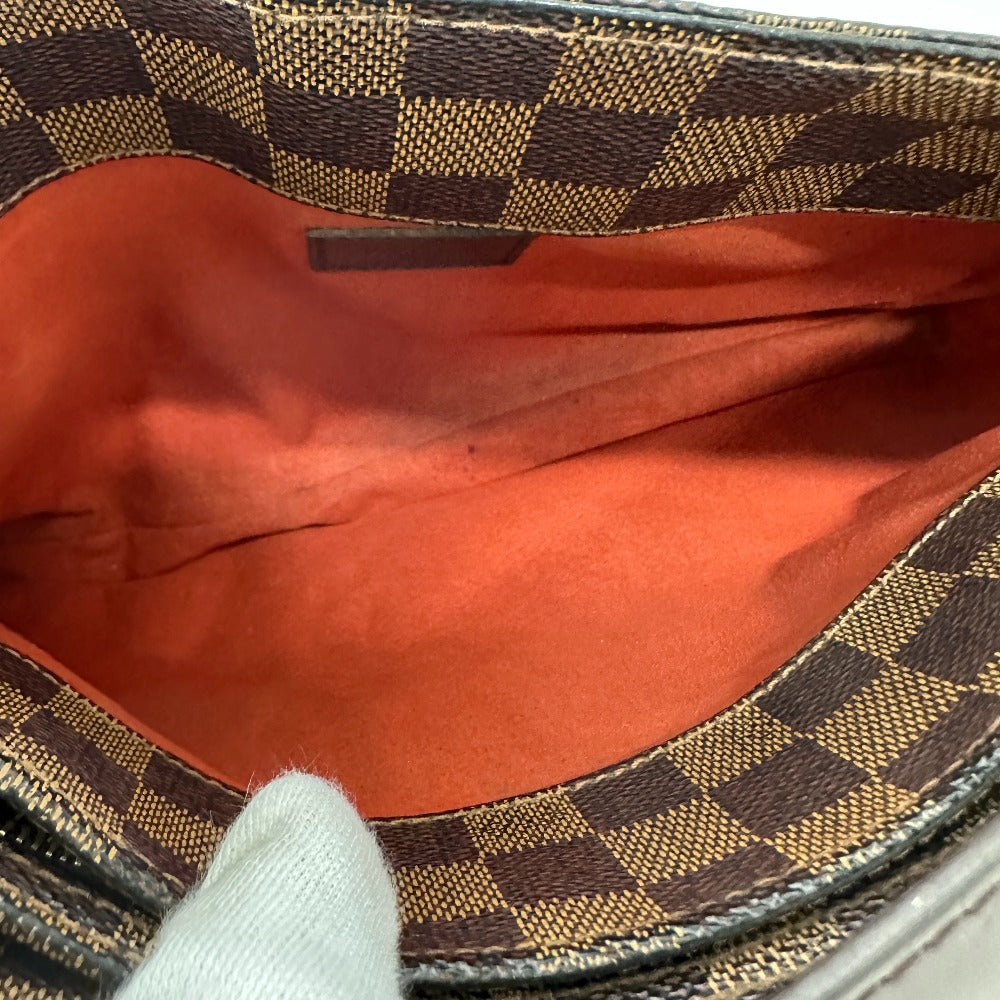 LOUIS VUITTON N51129 Damier Auburn Shoulder Bag, Damier Canvas, Women's, Ebene, Brown