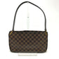 LOUIS VUITTON N51129 Damier Auburn Shoulder Bag, Damier Canvas, Women's, Ebene, Brown