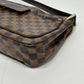 LOUIS VUITTON N51129 Damier Auburn Shoulder Bag, Damier Canvas, Women's, Ebene, Brown