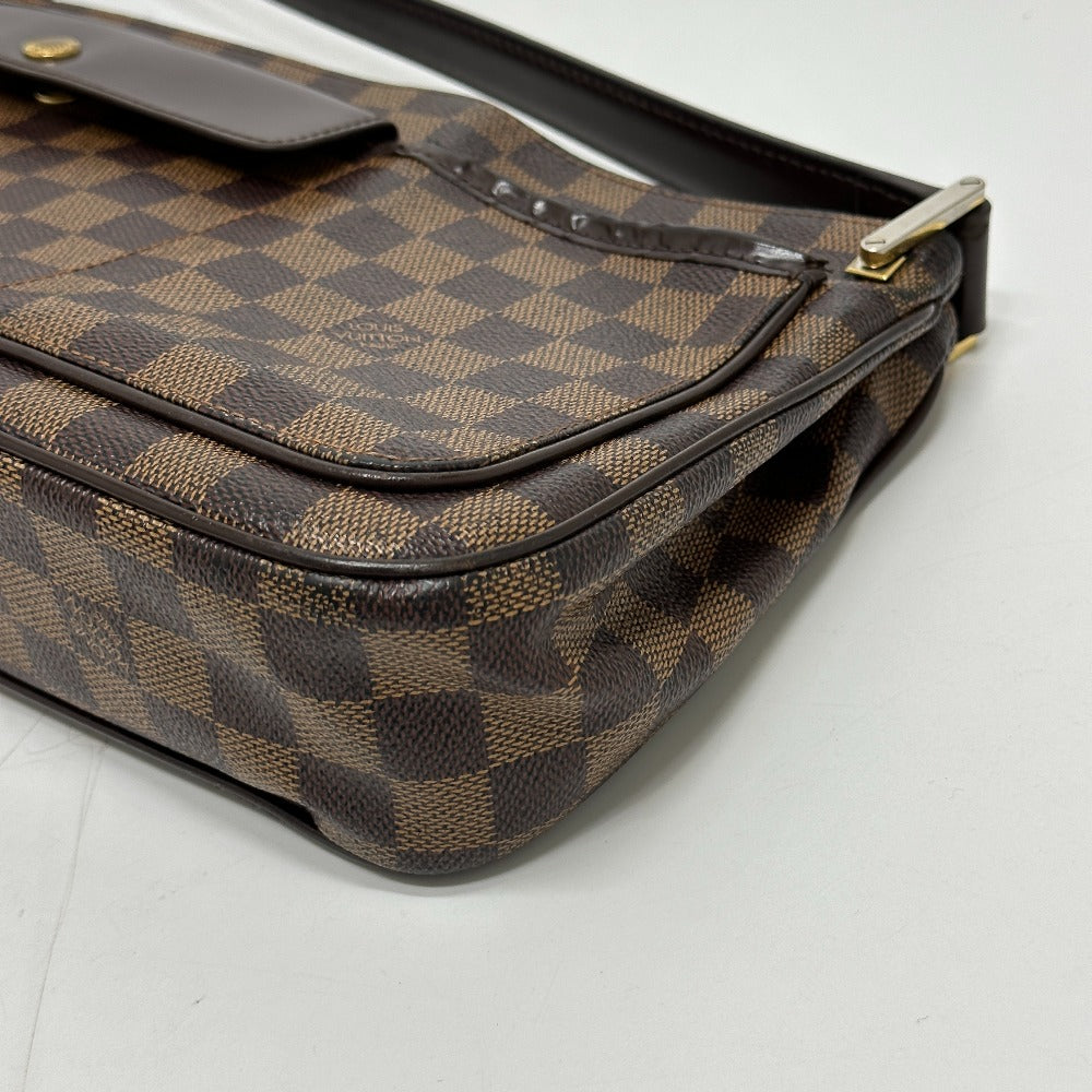 LOUIS VUITTON N51129 Damier Auburn Shoulder Bag, Damier Canvas, Women's, Ebene, Brown