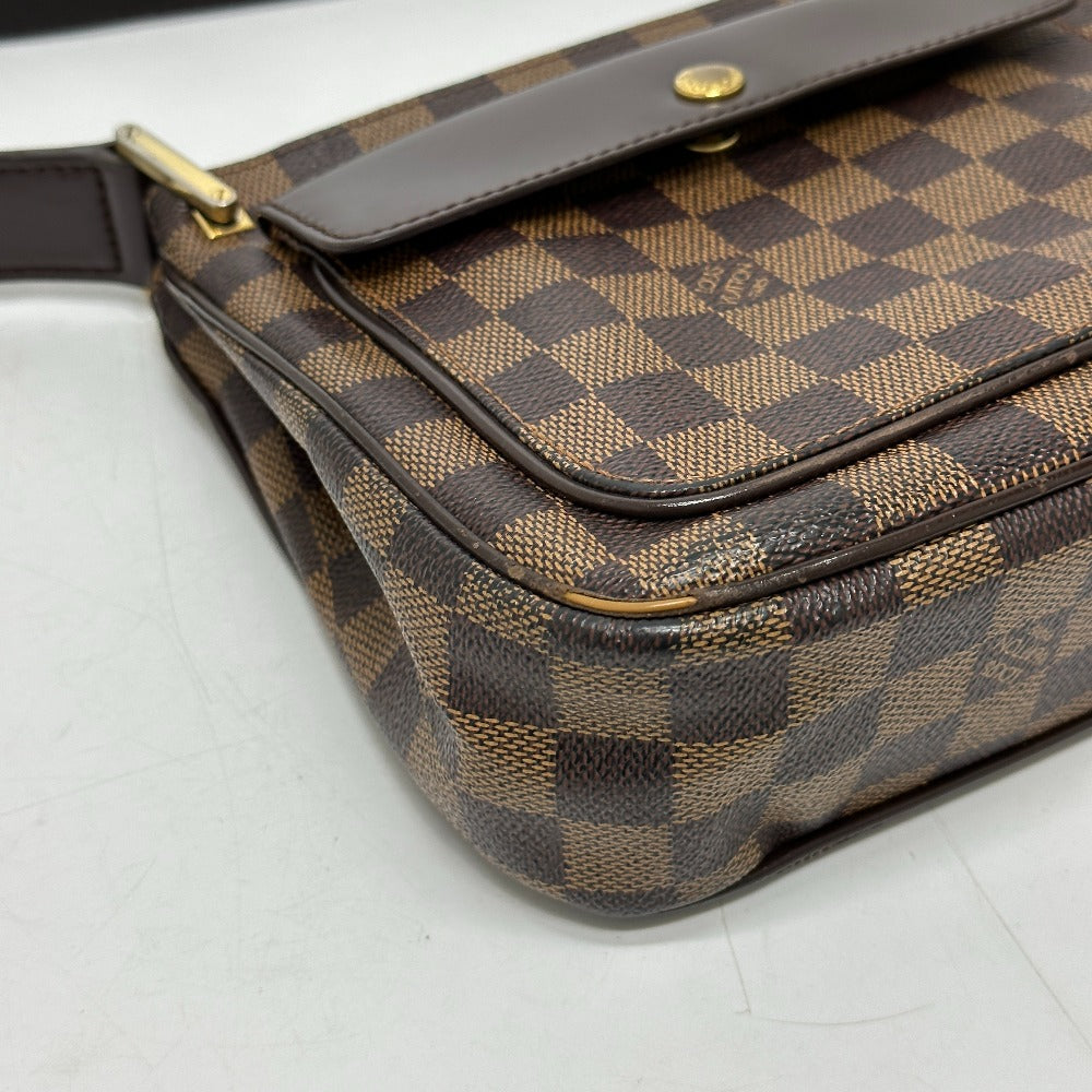 LOUIS VUITTON N51129 Damier Auburn Shoulder Bag, Damier Canvas, Women's, Ebene, Brown
