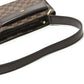 LOUIS VUITTON N51129 Damier Auburn Shoulder Bag, Damier Canvas, Women's, Ebene, Brown