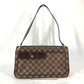 LOUIS VUITTON N51129 ダミエ オーバーニュ カバン 肩掛け ショルダーバッグ ダミエキャンバス レディース エベヌ ブラウン