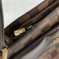 LOUIS VUITTON N51129 ダミエ オーバーニュ カバン 肩掛け ショルダーバッグ ダミエキャンバス レディース エベヌ ブラウン