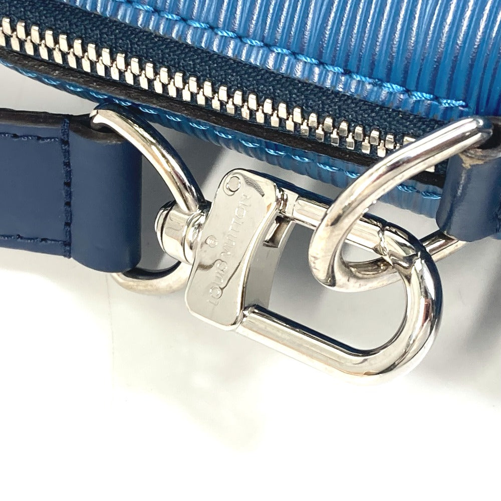 LOUIS VUITTON M51700 Porte-Document Jour PDJ Handbag/Bag, 2-Way Briefcase/Business Bag in Epi Leather, Men's, Blue Azure