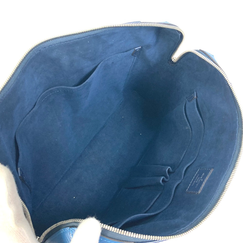 LOUIS VUITTON M51700 Porte-Document Jour PDJ Handbag/Bag, 2-Way Briefcase/Business Bag in Epi Leather, Men's, Blue Azure