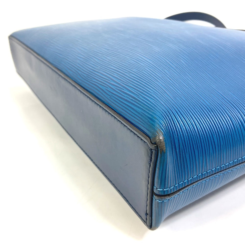 LOUIS VUITTON M51700 Porte-Document Jour PDJ Handbag/Bag, 2-Way Briefcase/Business Bag in Epi Leather, Men's, Blue Azure